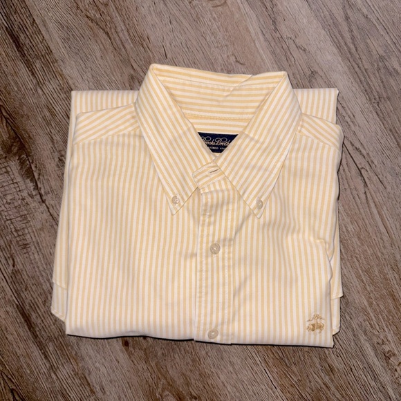 Brooks Brothers • Yellow Stripe Button Down - Picture 8 of 9